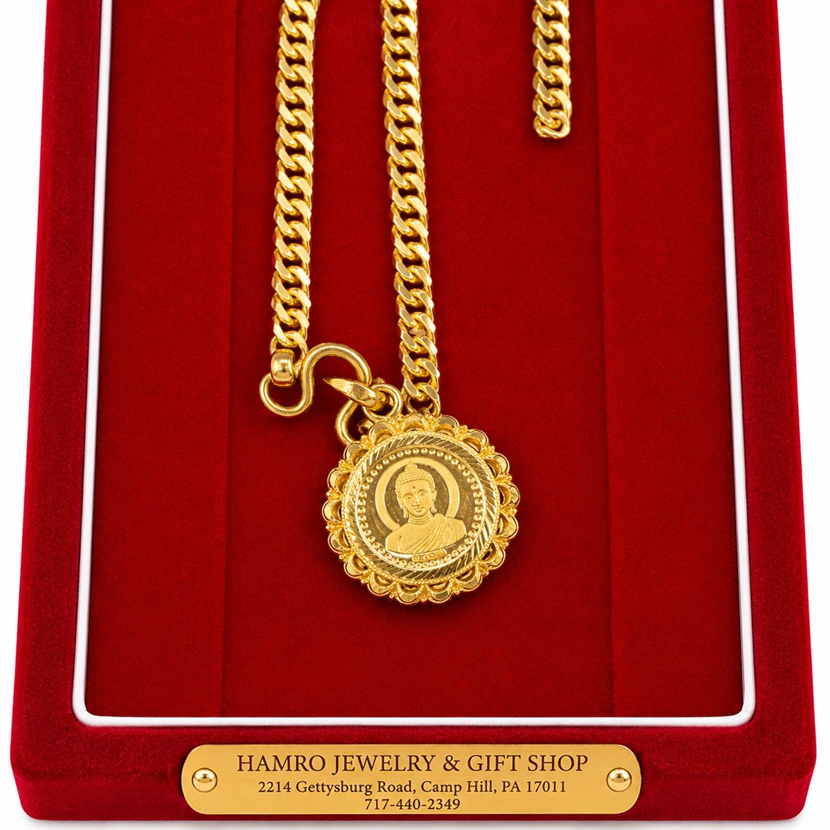Buddha Coin Necklace