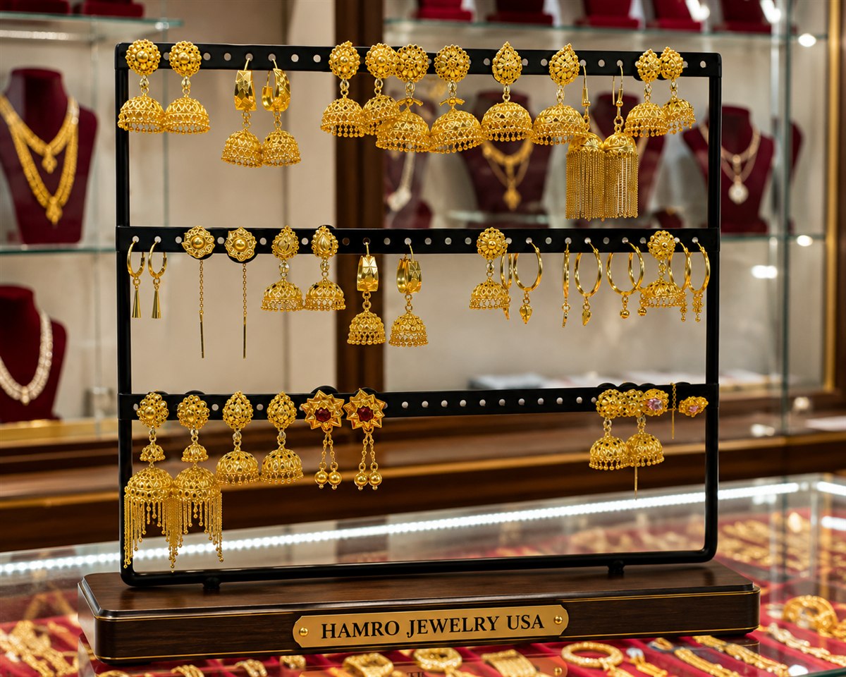 Jhumka & Tassel Earring Stand