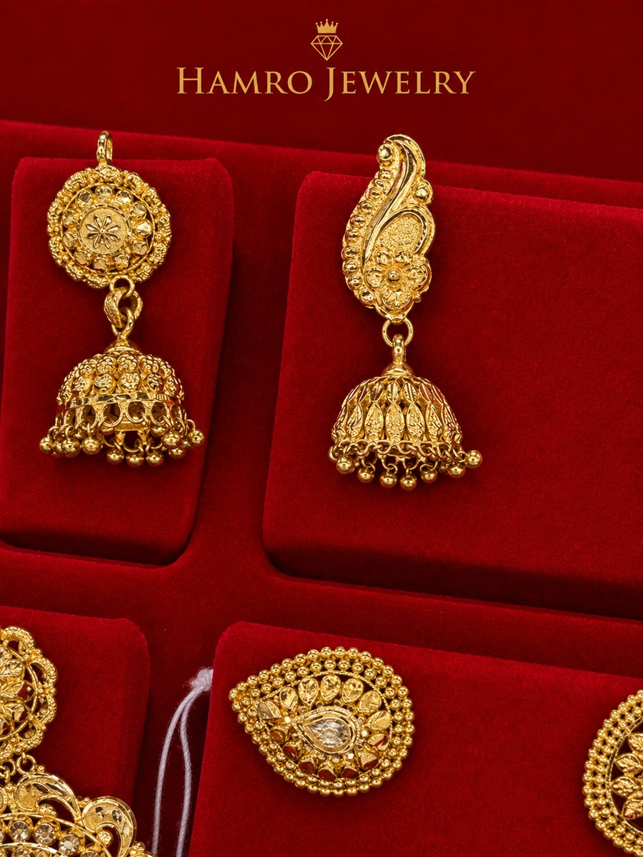 Boxed Jhumka Set