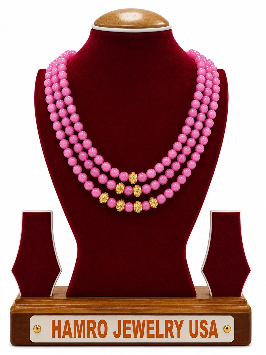 Ruby Layered Mala Haar